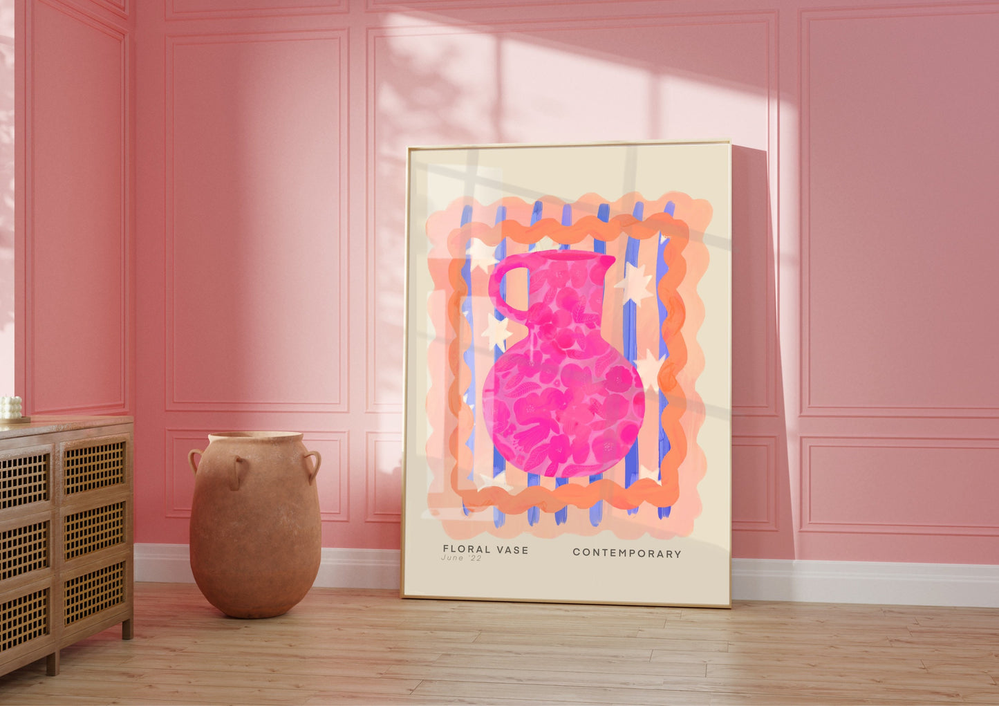 Pink Vase | Unframed