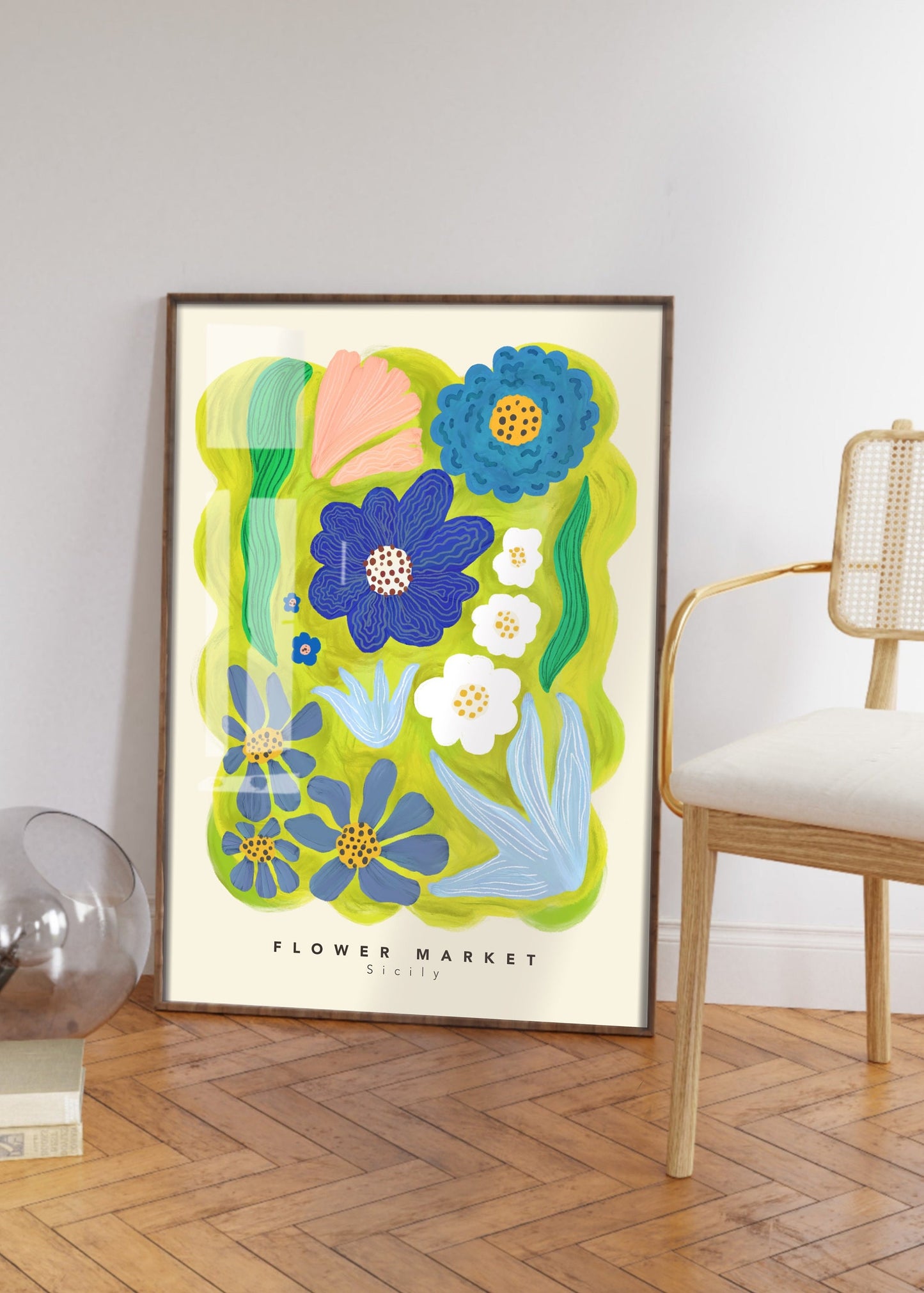 Sicily Flower Market | Unframed