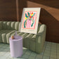 Pink Striped Vase | Unframed