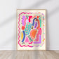 Bright Colourful Abstract | Unframed
