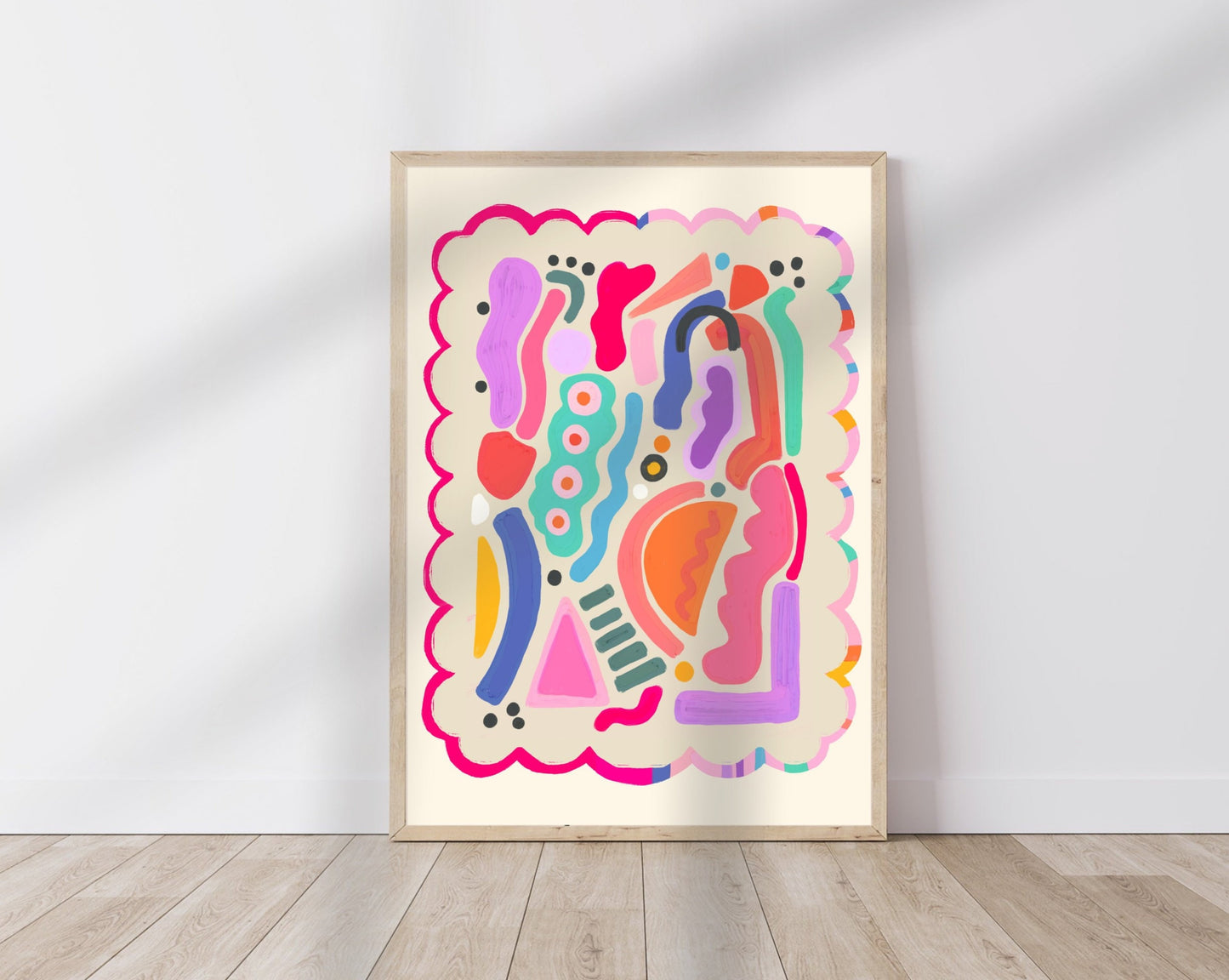 Bright Colourful Abstract | Unframed