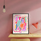 Bright Colourful Abstract Print, Maximalist Home Abstract Print, Gallery Wall Print, Colourful Gallery Wall, Bright Colourful Art Print,