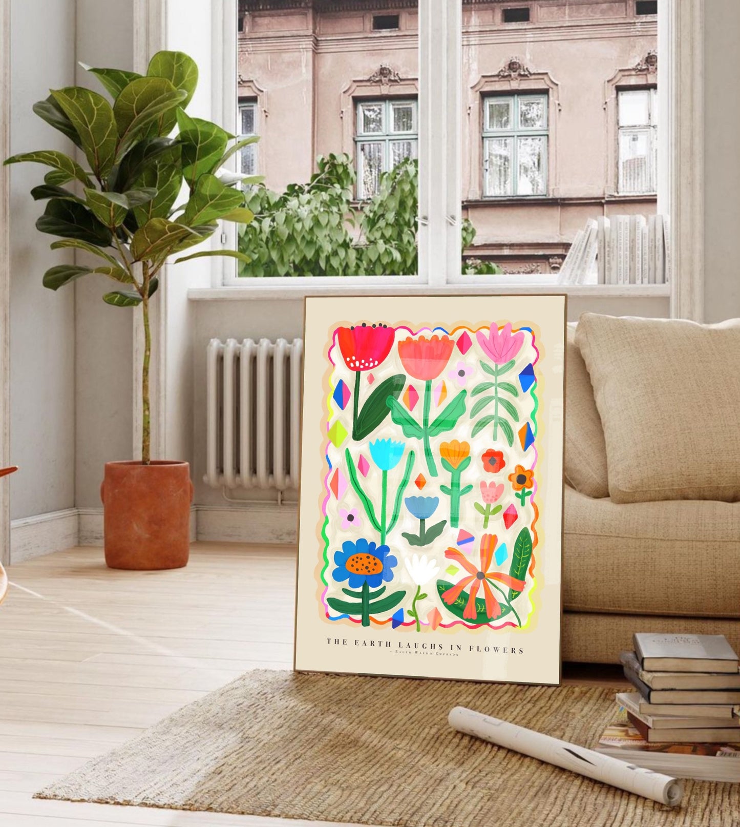 Earth Laughs | Unframed