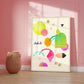 Bright Colourful Abstract Print, Maximalist Home, Abstract Print, Gallery Wall, Colourful Gallery Wall, Bright Colourful Art Print, Modern