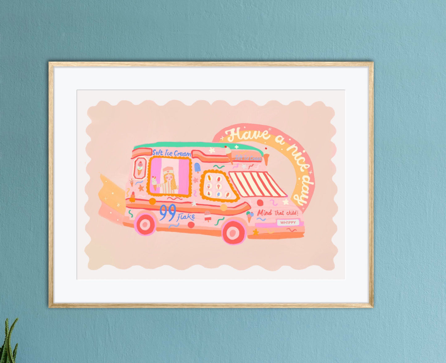 Ice Cream Van | Unframed