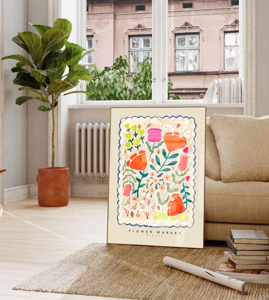 Pienza Flower Marker | Unframed