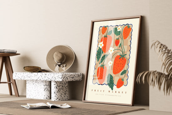 Strawberry Fruit Market | Unframed