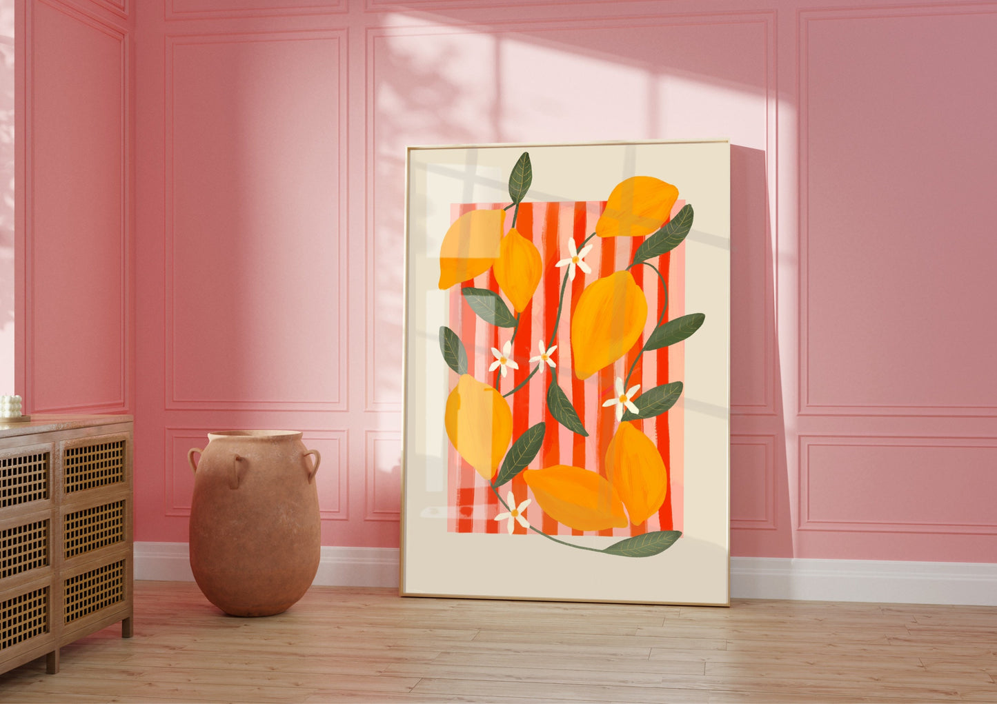 Lemon Fruit Market | Unframed