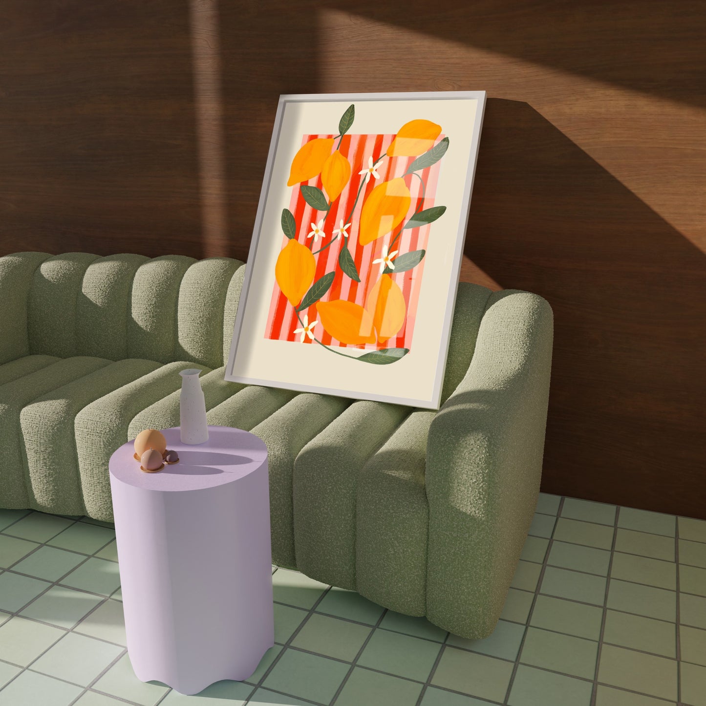 Lemon Fruit Market | Unframed