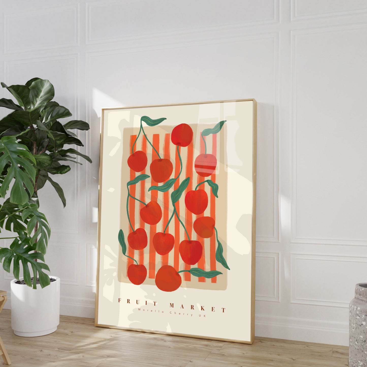 Cherry Fruit Market | Unframed
