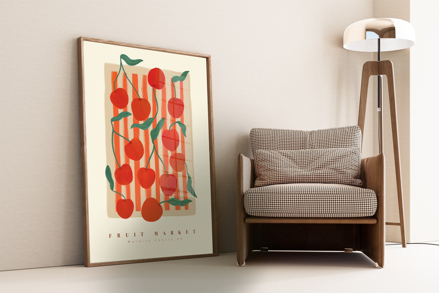 Cherry Fruit Market | Unframed