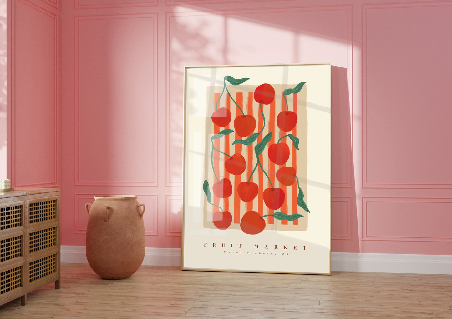 Cherry Fruit Market | Unframed