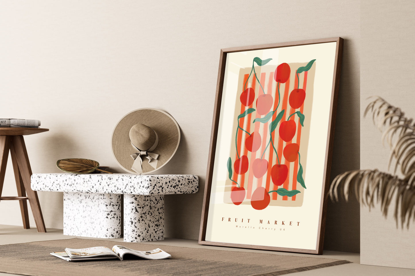 Cherry Fruit Market | Unframed