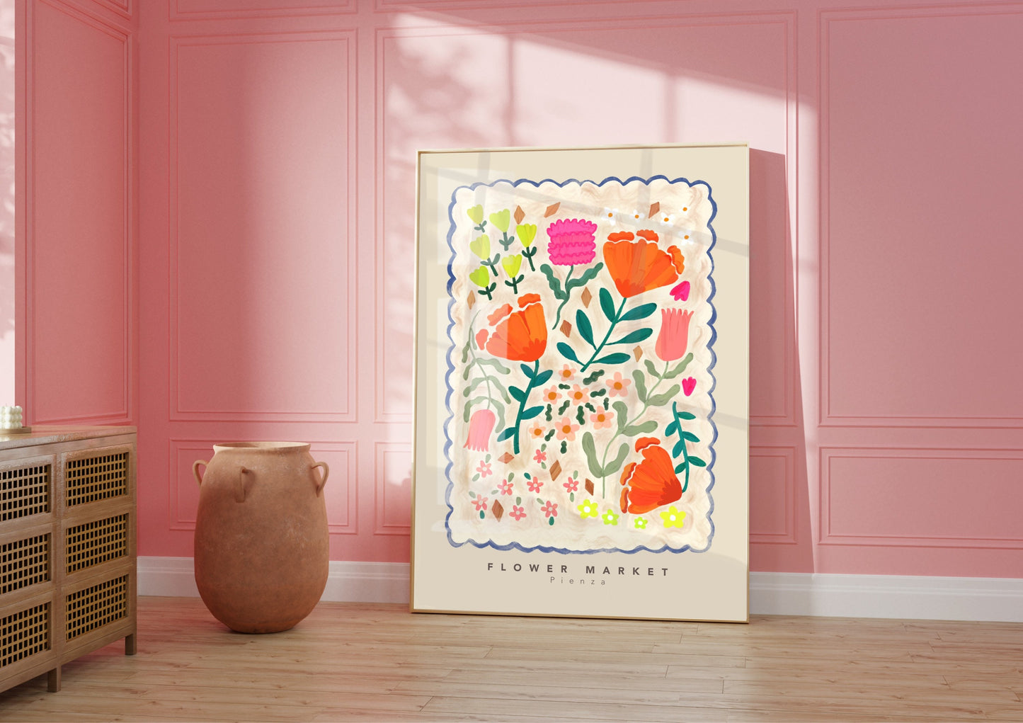 Pienza Flower Marker | Unframed