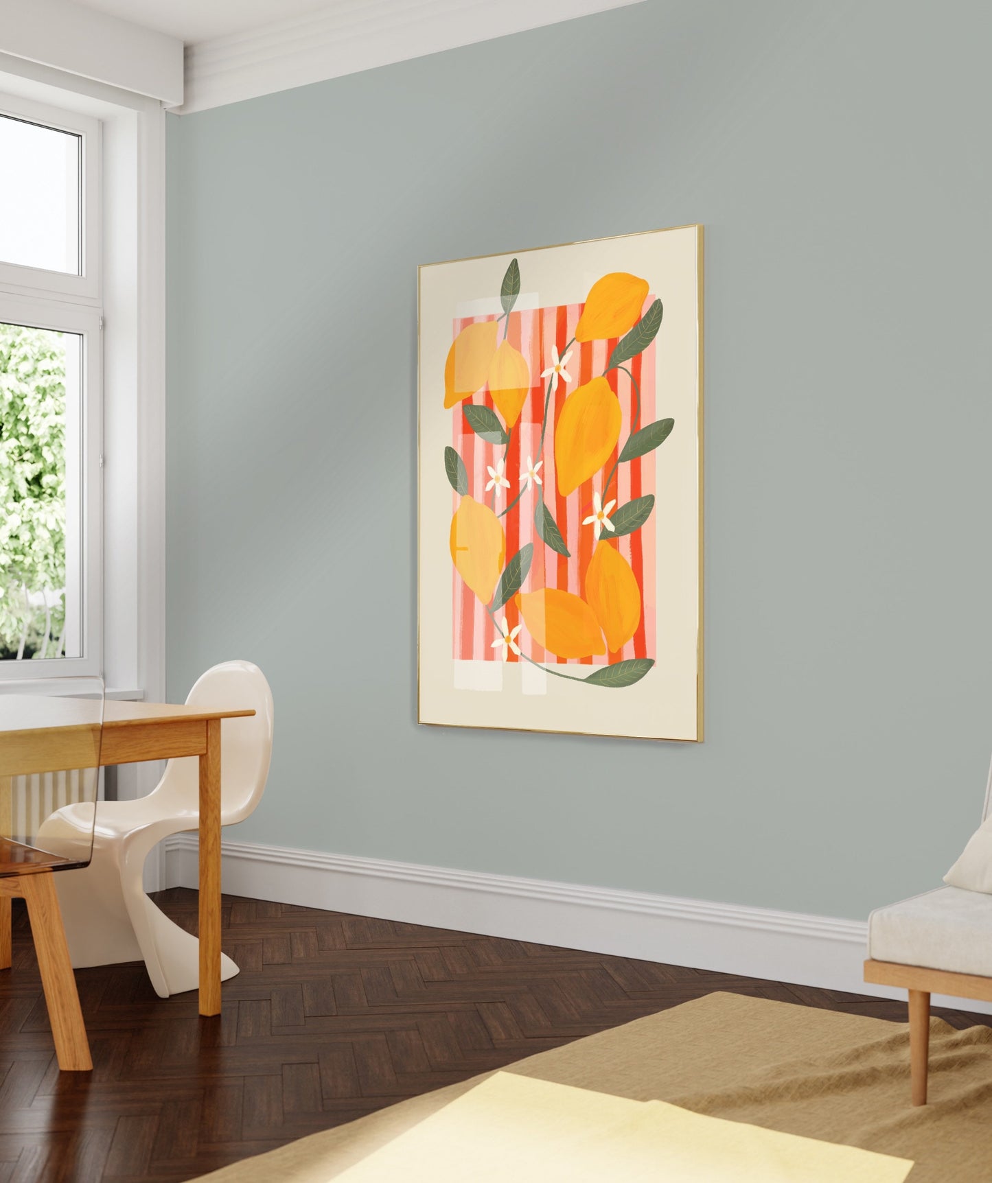 Lemon Fruit Market | Unframed