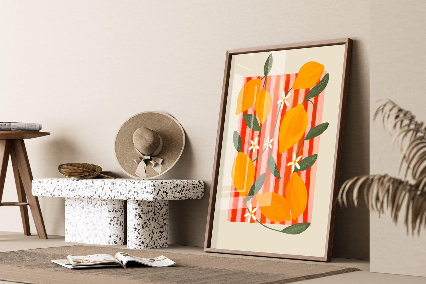 Lemon Fruit Market | Unframed