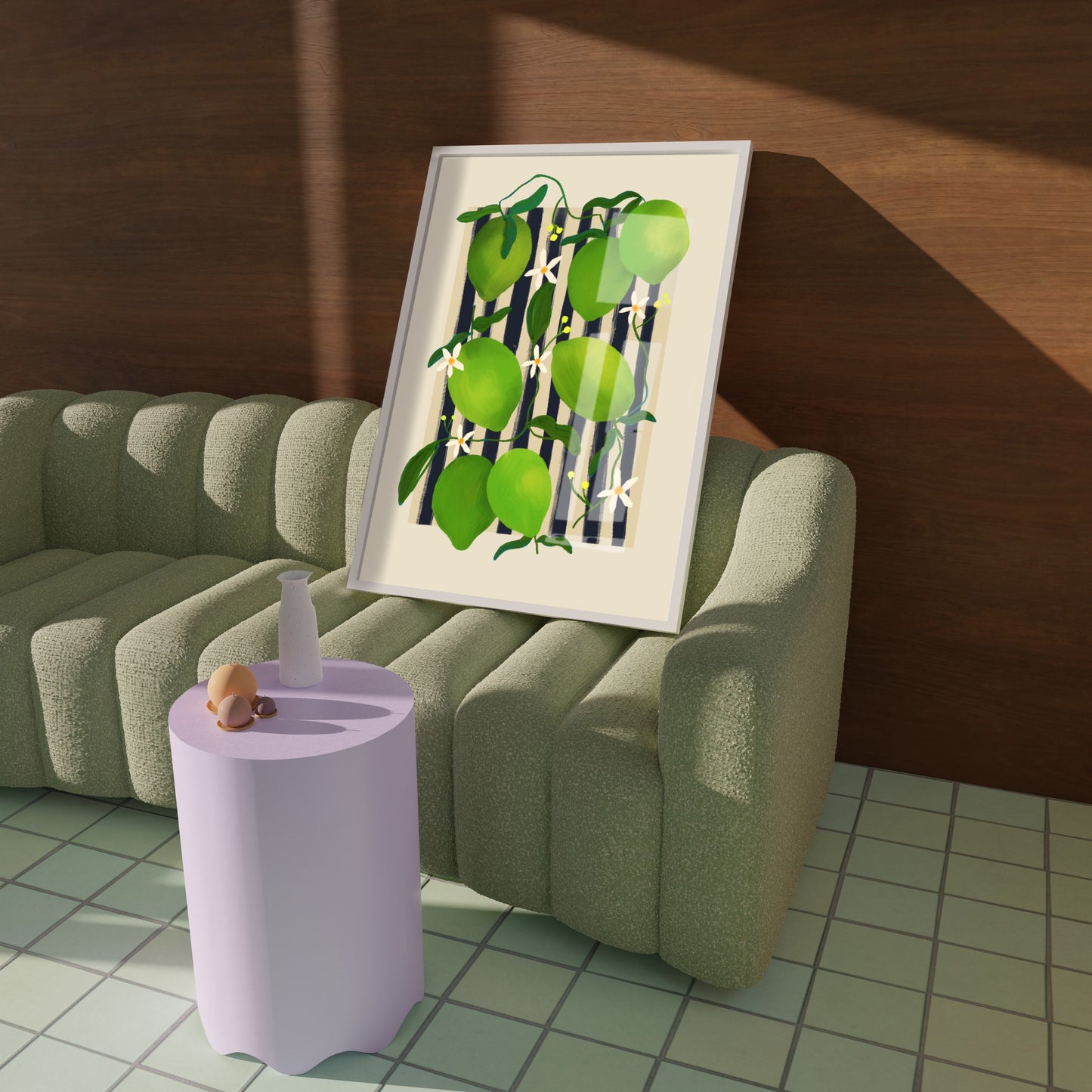 Lime Fruit Market | Unframed