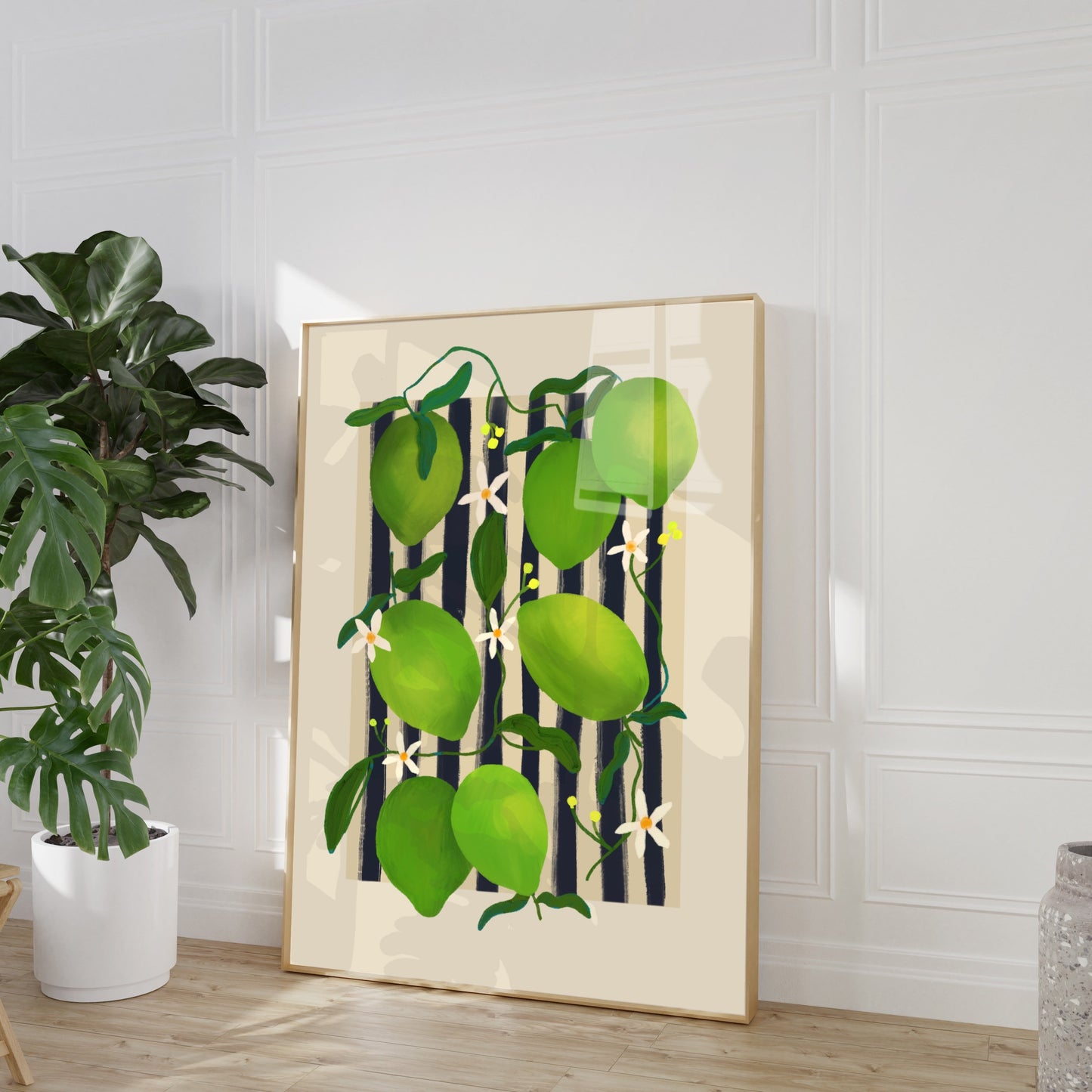 Lime Fruit Market | Unframed