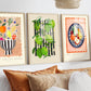 Chose Any Kate Fox Design Print, Print Bundle, Vintage Wall Art, Posters, Colourful Wall Art , Sale, Gallery Wall Deals, Bundle Offer, A3