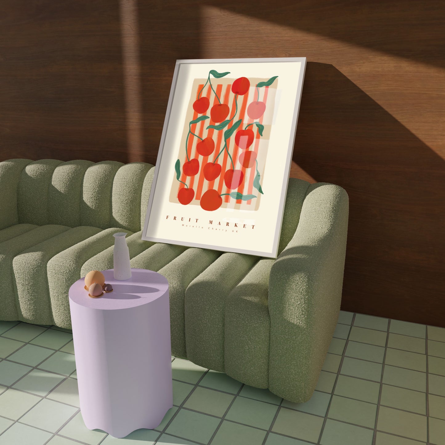 Cherry Fruit Market | Unframed