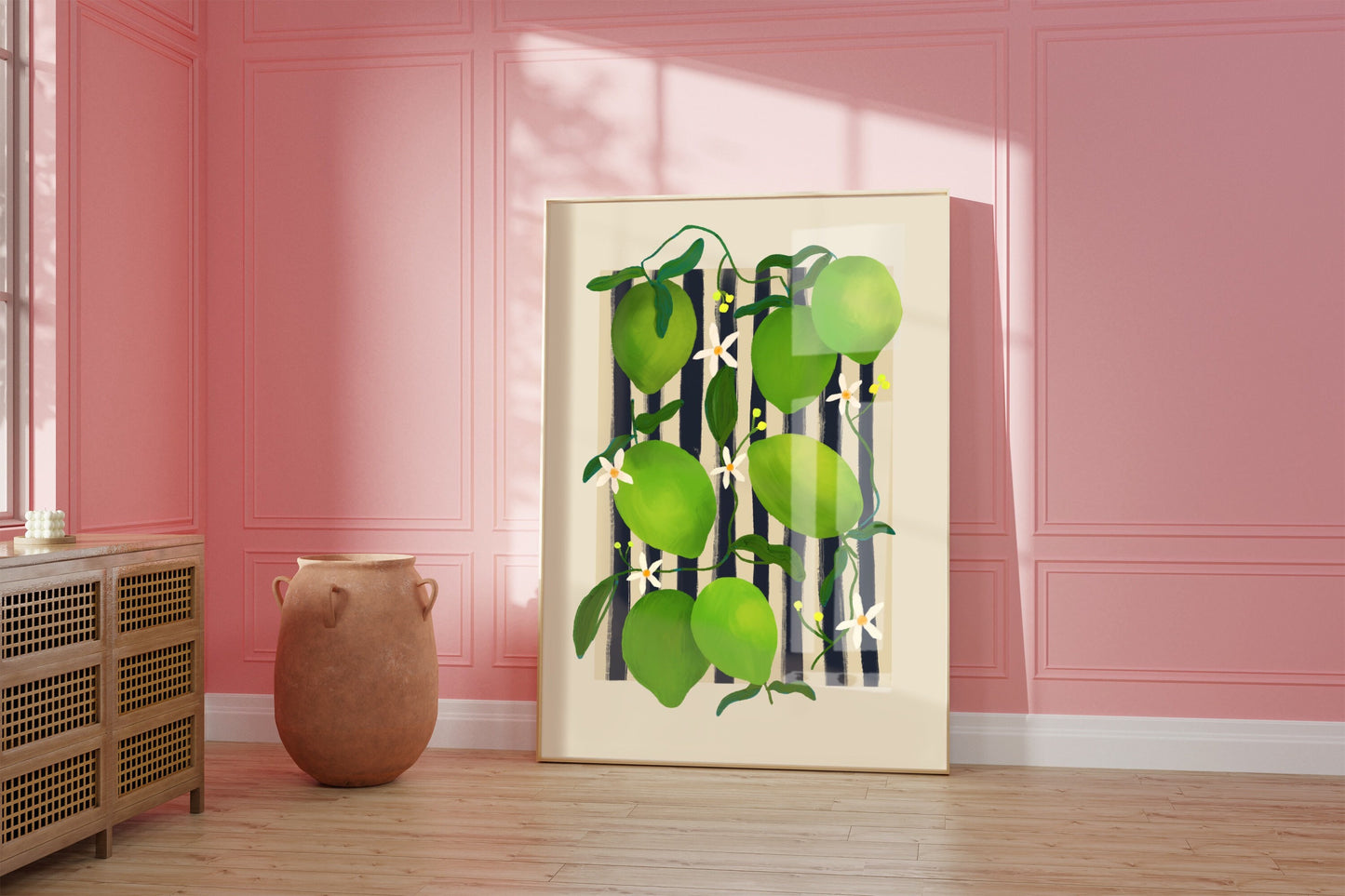 Lime Fruit Market | Unframed