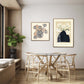 Square Blue Vase | Unframed