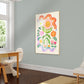 Happy Flower Kids Print / Flower illustration / Eco / Nursery Art / Kids Room / Art / Print / Gifts for Her / kids / Flowers / Colour Pop