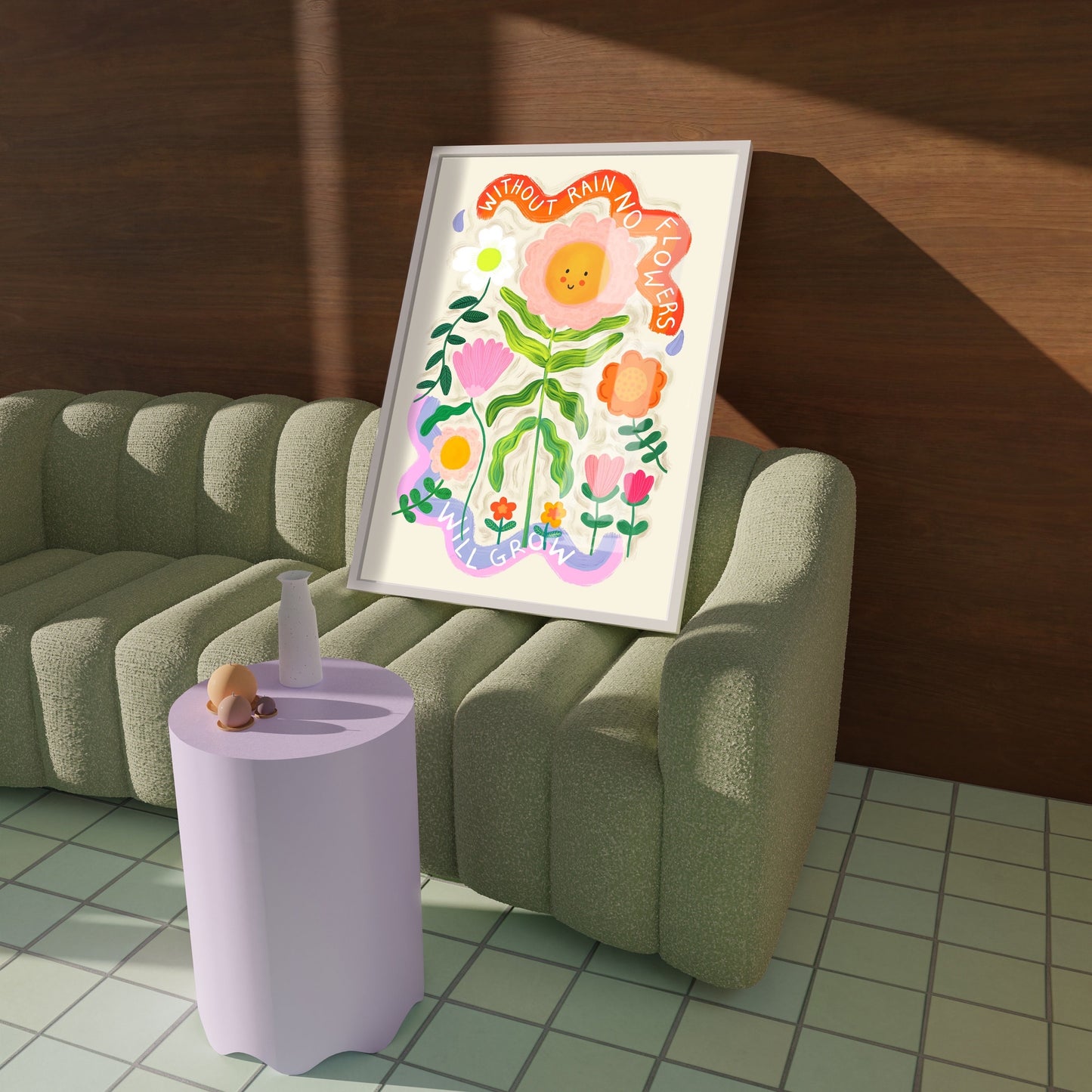 Happy Flower | Unframed