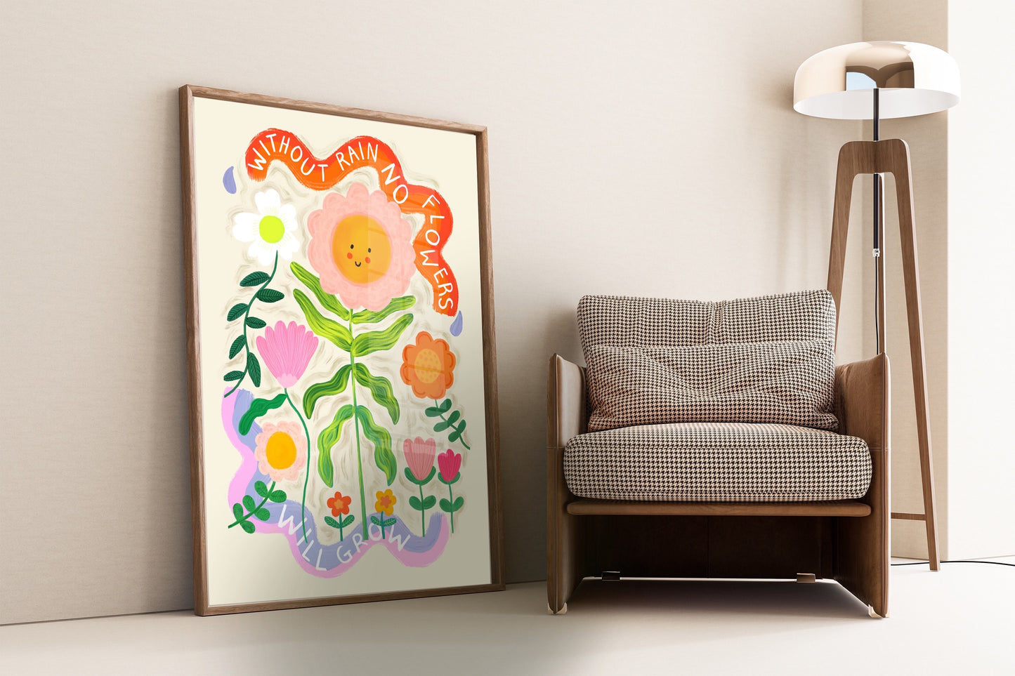 Happy Flower | Unframed