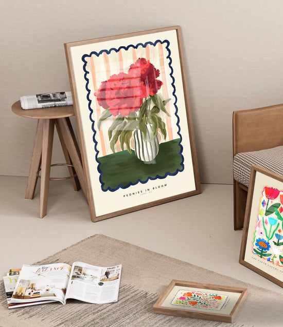 Peony Vase | Unframed