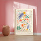 Child of The Universe / Spiritual illustration / Nursery Art / Kids Room / Art / Print / kids / Flowers / Colour Pop / Affirmation