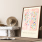 Dove of Peace / bird floral Art / Nursery / Kids Room / Print / Affirmation / Pretty / kids / Flowers / Colour Pop / Bright / Peace Dove