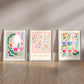 Dove of Peace / bird floral Art / Nursery / Kids Room / Print / Affirmation / Pretty / kids / Flowers / Colour Pop / Bright / Peace Dove