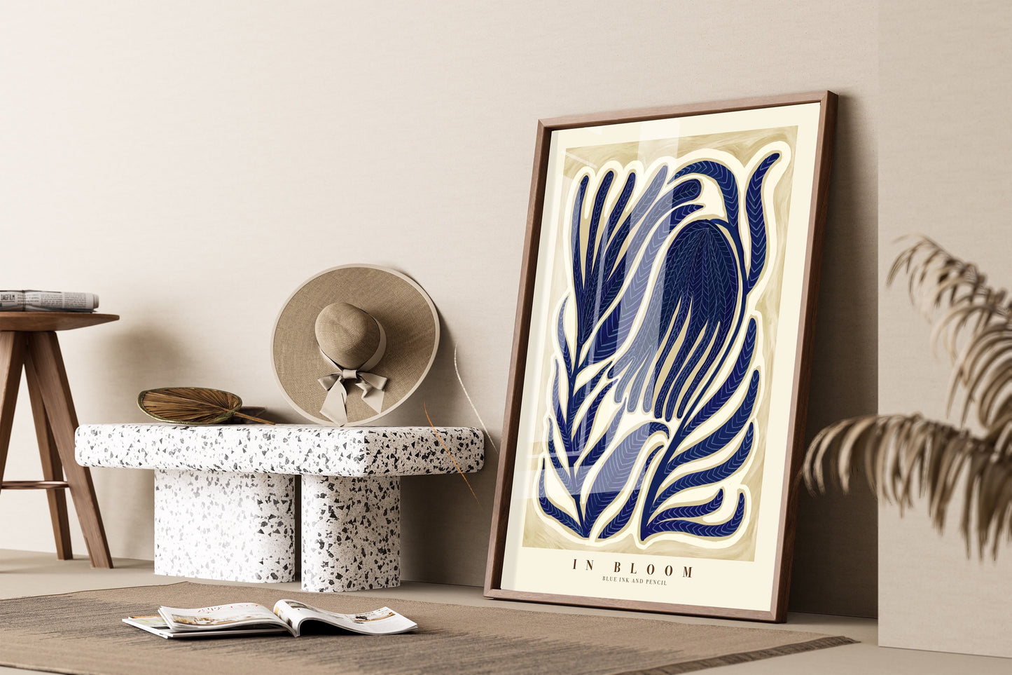 Blue Bloom| Unframed