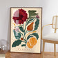 Harvest, Hand Drawn Abstract Flower Drawing, Autumn Wall Art, Floral Art Print, Maximalist Art , Colourful Home Decor, Fall Home, Floral,