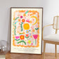 You Are My Sun / Flower illustration / Eco / Nursery Art / Kids Room / Art / Print / Gifts for Her / kids / Flowers / Colour Pop / Bright