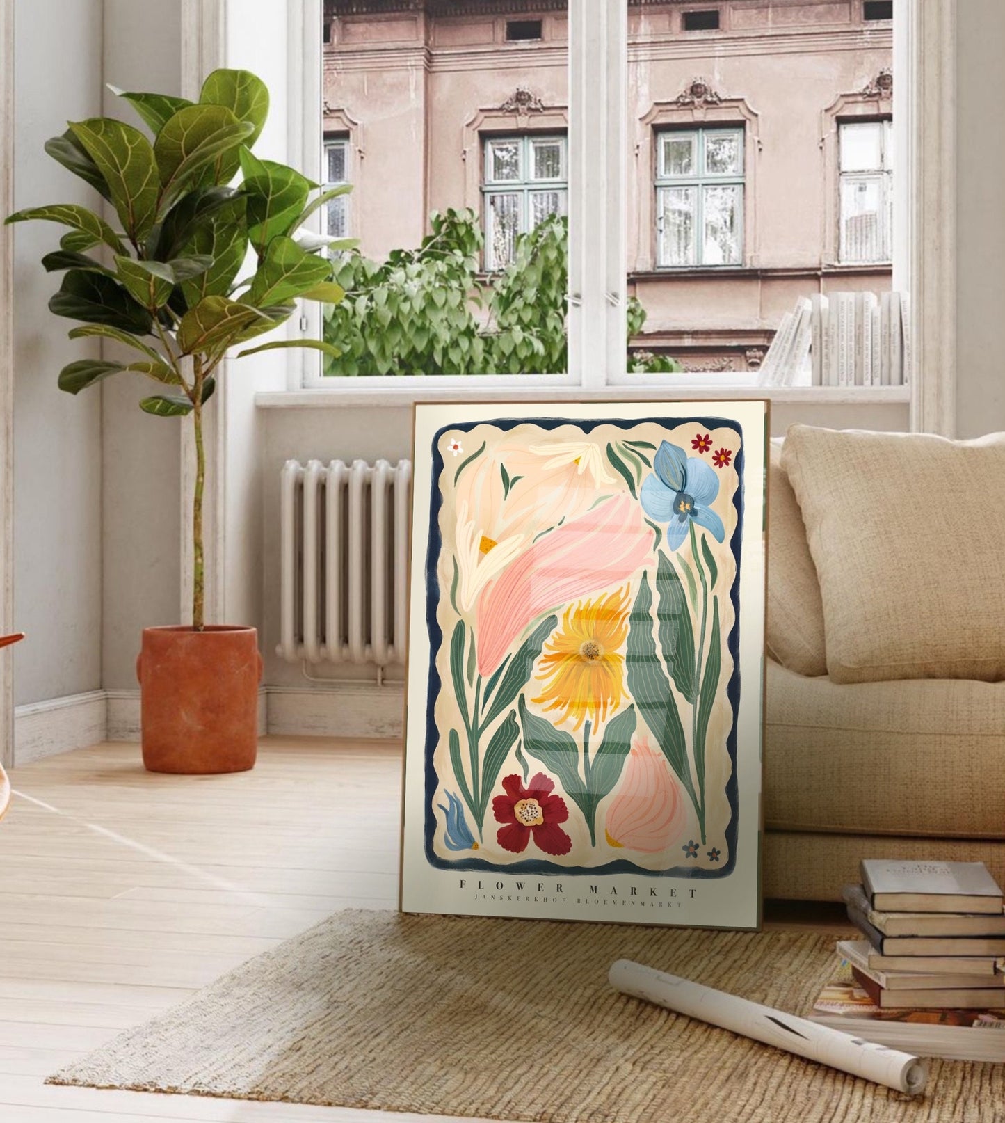 Janskerkhof Flower Market | Unframed