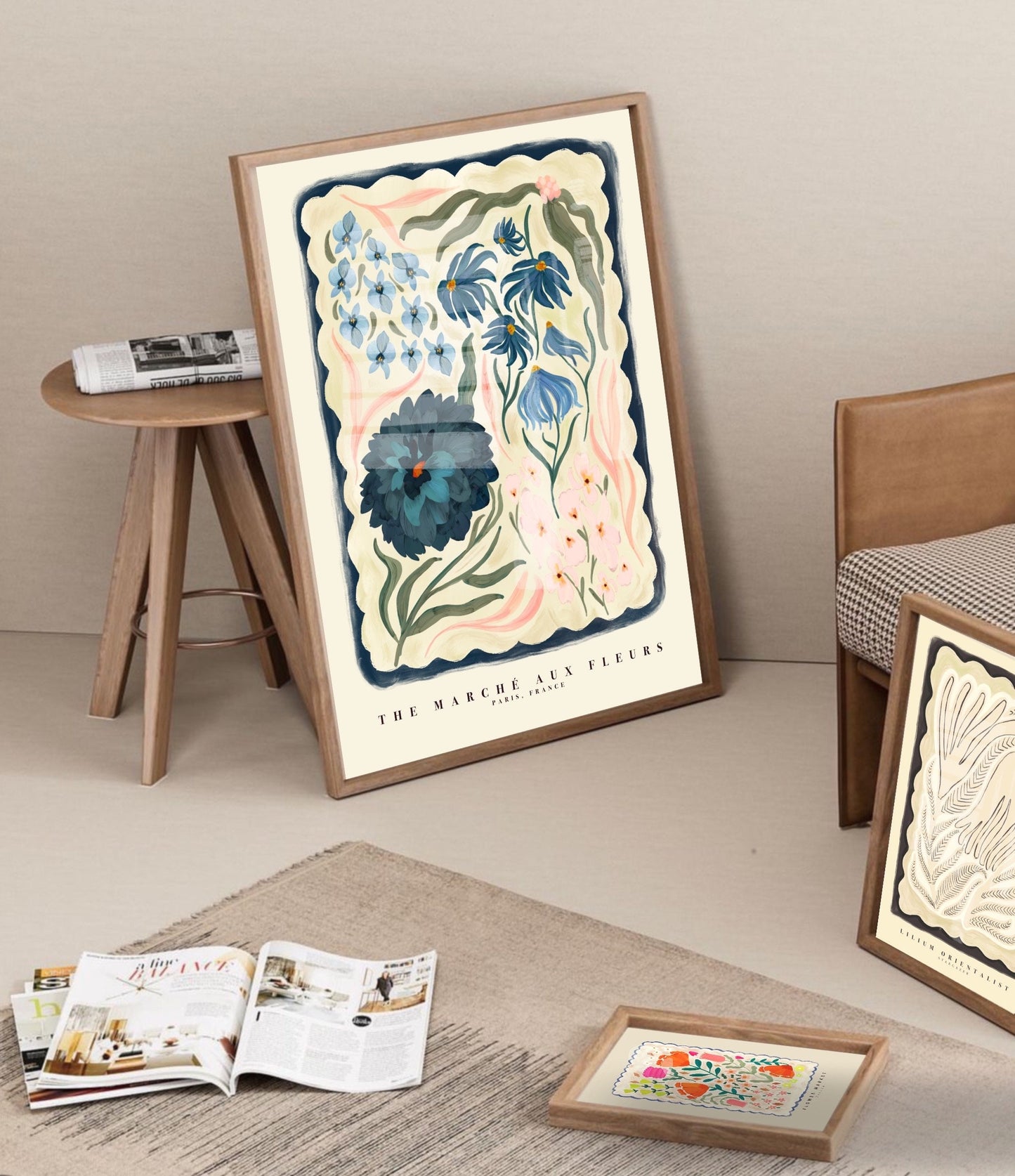 Marché aux Fleurs | Unframed