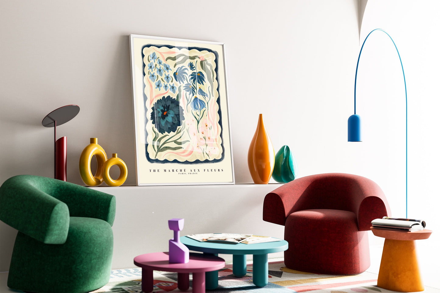 Marché aux Fleurs | Unframed