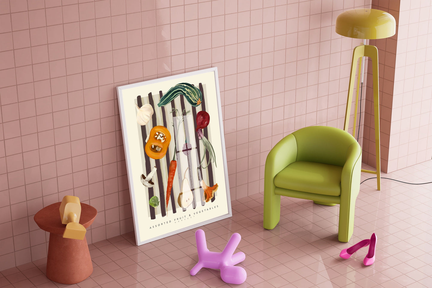 Vegetable Market | Unframed