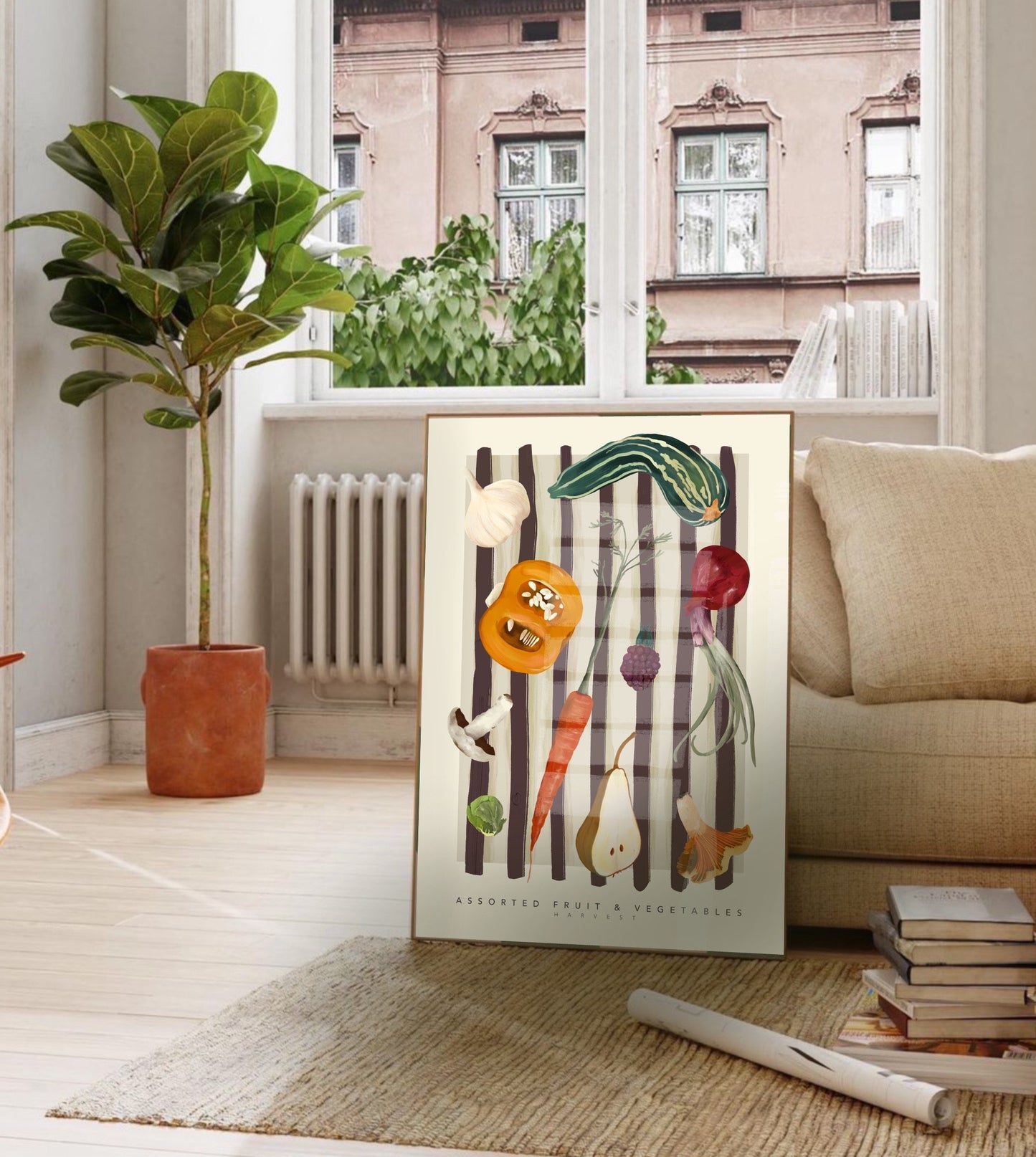 Vegetable Market | Unframed