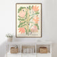 Lily Floral Art Print, Hand Drawn Abstract Flower Drawing, Floral Art Print, Maximalist Art Print, Colourful Home Decor, Pink Home Decor,
