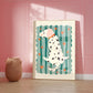 Dalmation Print / kids dog illustration / Nursery Art / Kids Room / Art / Print / Gifts for Her / kids / dog poster / Colour Pop / Bright
