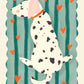 Dalmation Print / kids dog illustration / Nursery Art / Kids Room / Art / Print / Gifts for Her / kids / dog poster / Colour Pop / Bright