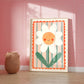 Smiley Flower / Flower illustration / Eco / Nursery Art / Kids Room / Art / Print / Gifts for Her / kids / Flowers / Colour Pop / Bright