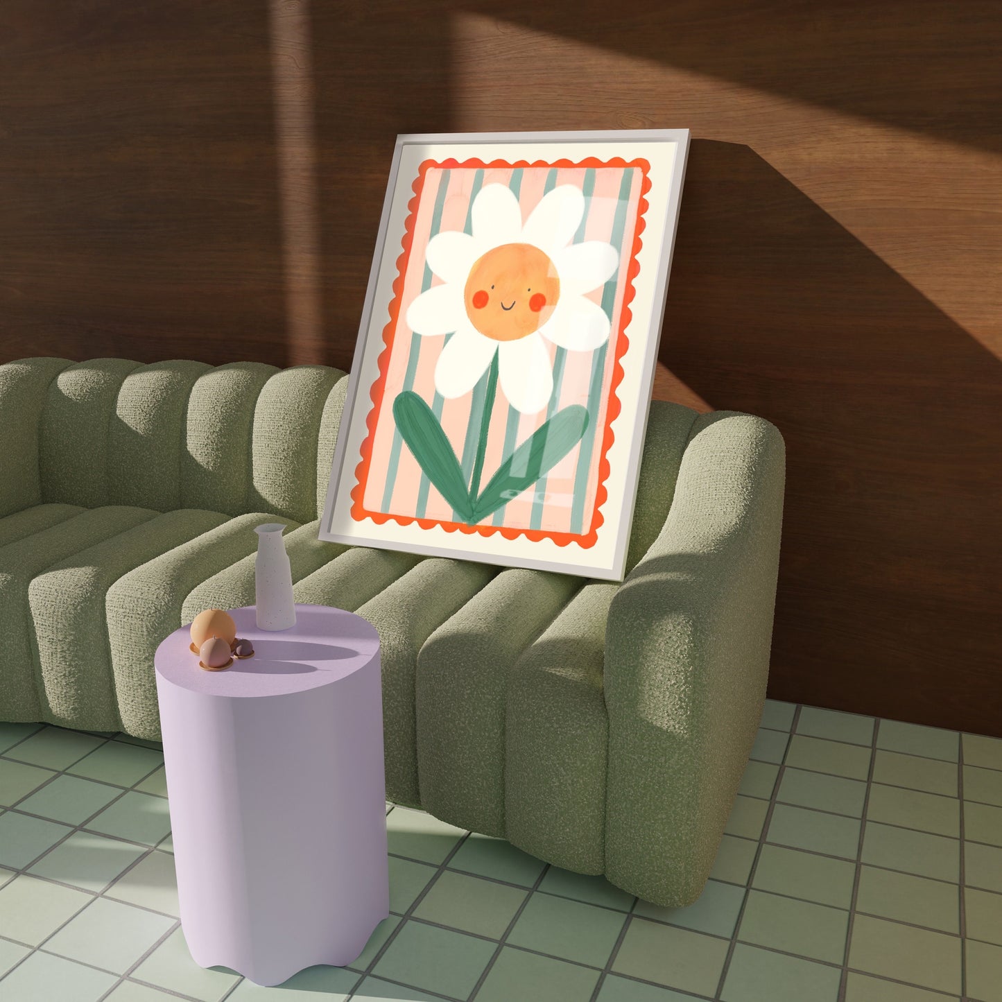 Smiley Flower | Unframed