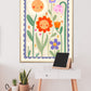 Spring Day / Flower illustration / Eco / Nursery Art / Kids Room / Art / Print / Gifts for Her / kids / Flowers / Colour Pop / Bright