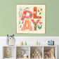 PLAY Print, Playroom Art, Kids Art Prints, Gallery Art Print, Cute Kids Art, Playroom, Kids Wall Art, Kids, Gifts for Kids, Play Room, Kids