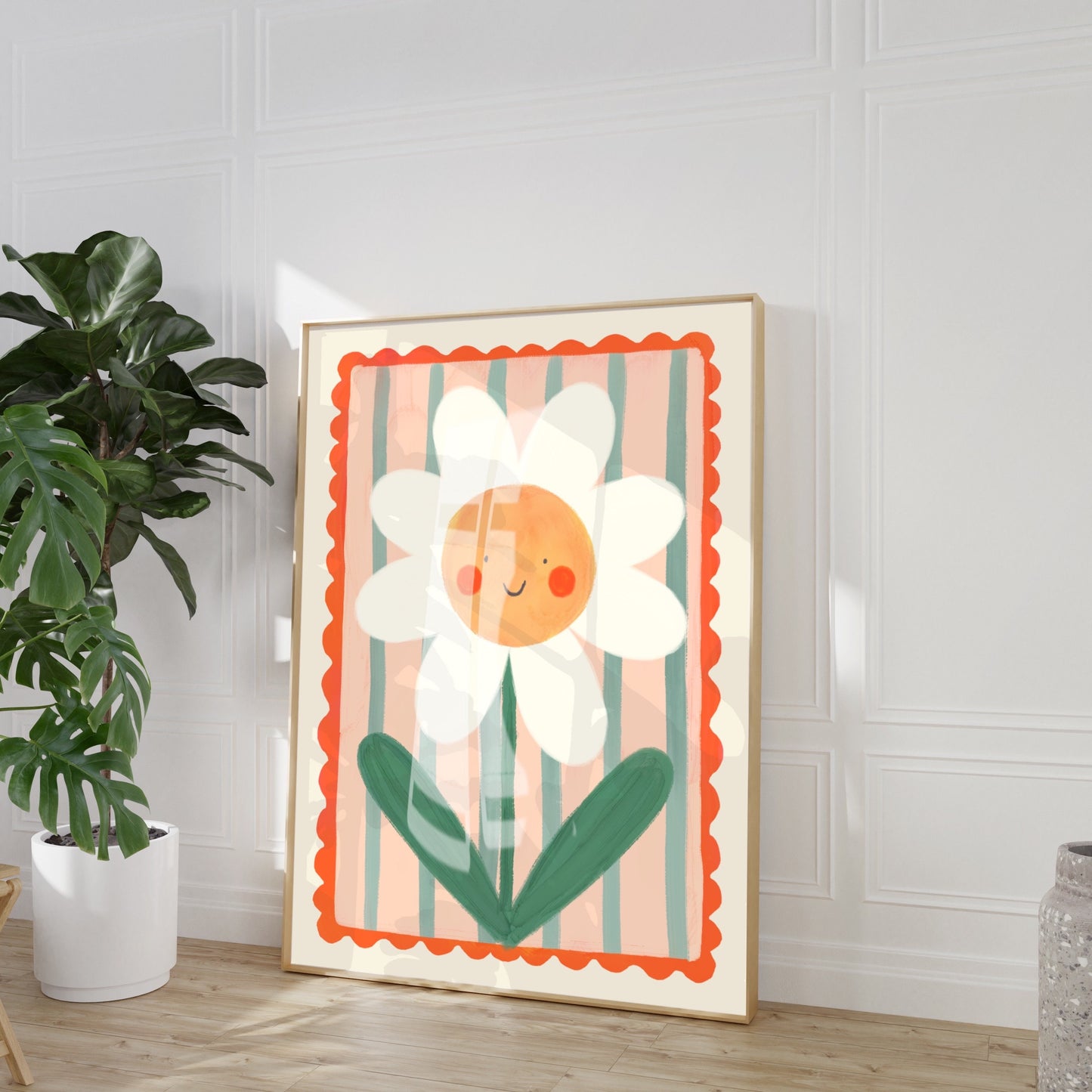 Smiley Flower | Unframed