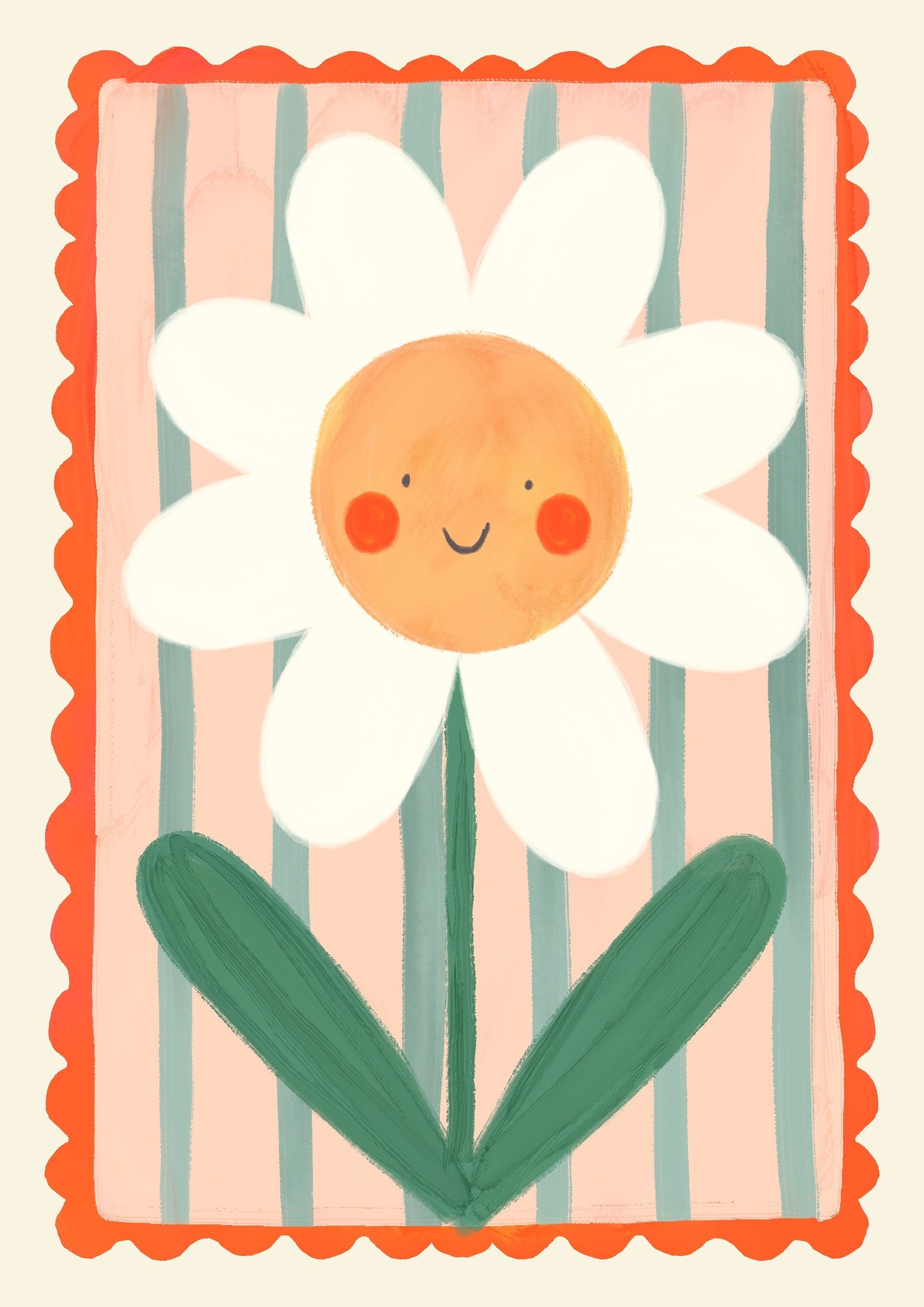 Smiley Flower | Unframed
